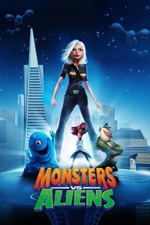 Monsters vs. Aliens (2009) Dual Audio Full Movie | Dubbed Hindi Movie BluRay - 870MB